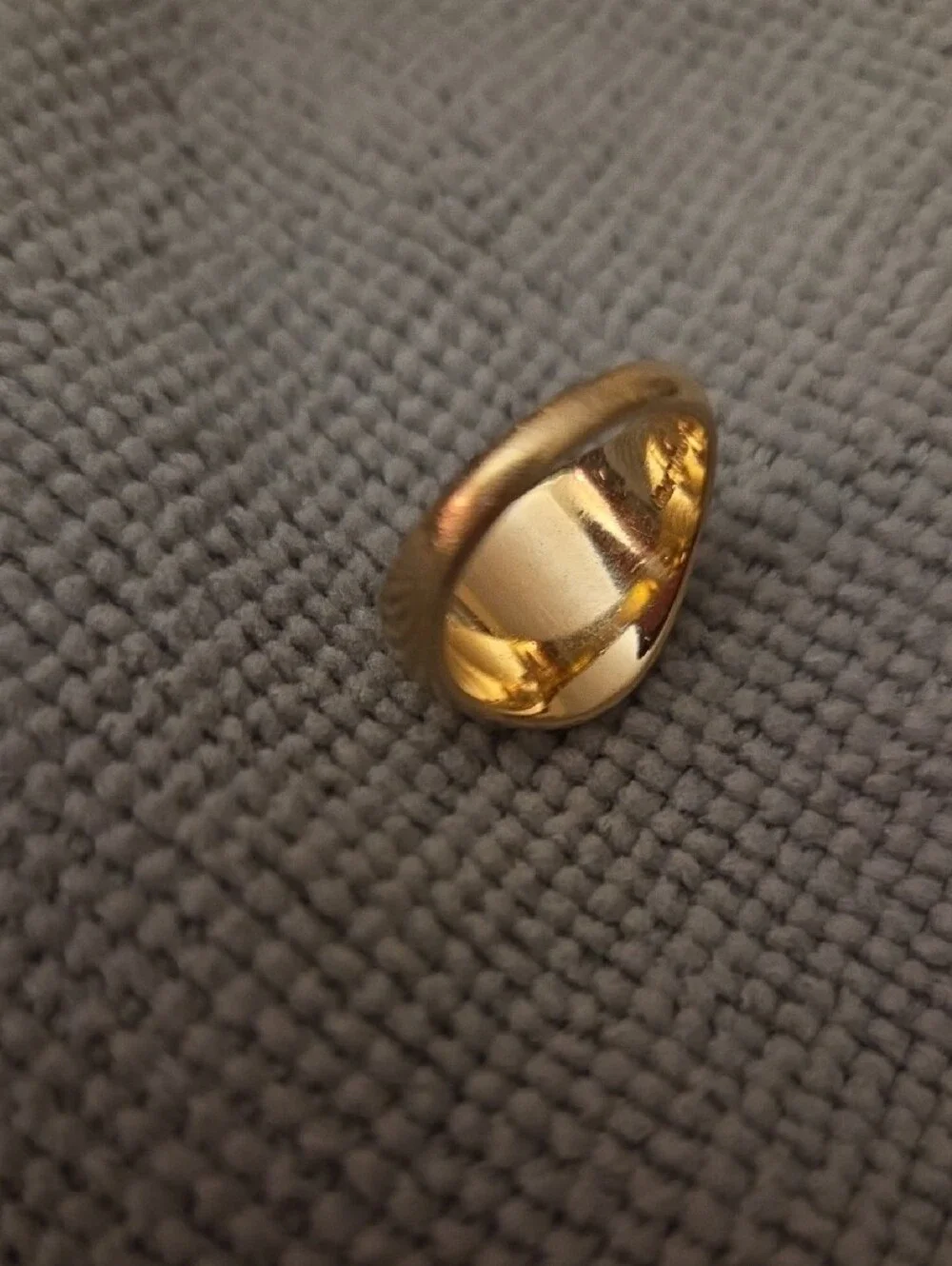 14K Tiffany & Co. Gold Monogram Signet Pinky Ring From The 1940s